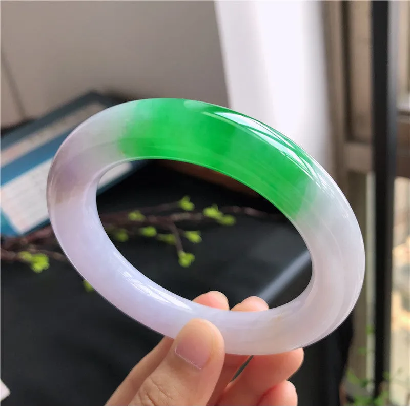 Natural Jade Bangle Jadeite Bangle Internal Diameter 58.7mm B8032926