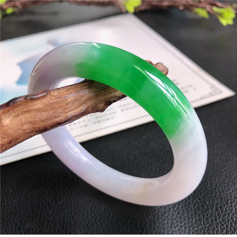 Natural Jade Bangle Jadeite Bangle Internal Diameter 58.7mm B8032926