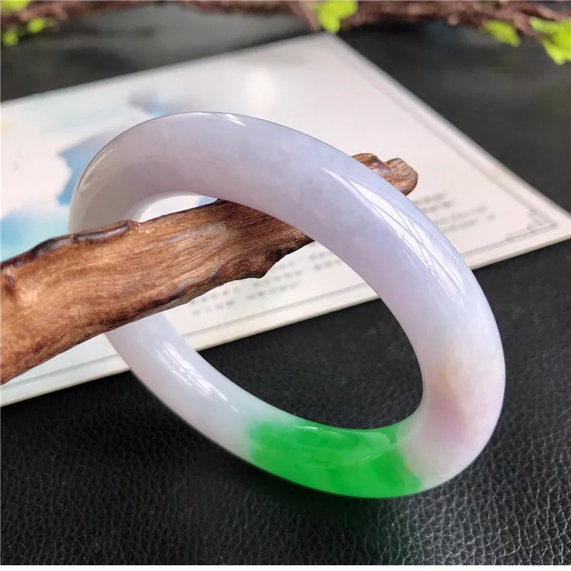 Natural Jade Bangle Jadeite Bangle Internal Diameter 58.7mm B8032926