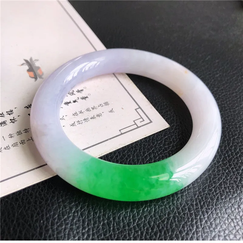 Natural Jade Bangle Jadeite Bangle Internal Diameter 58.7mm B8032926