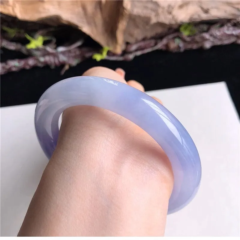 Natural Jade Bangle Jadeite Bangle Internal Diameter 58mm 5P81113-2