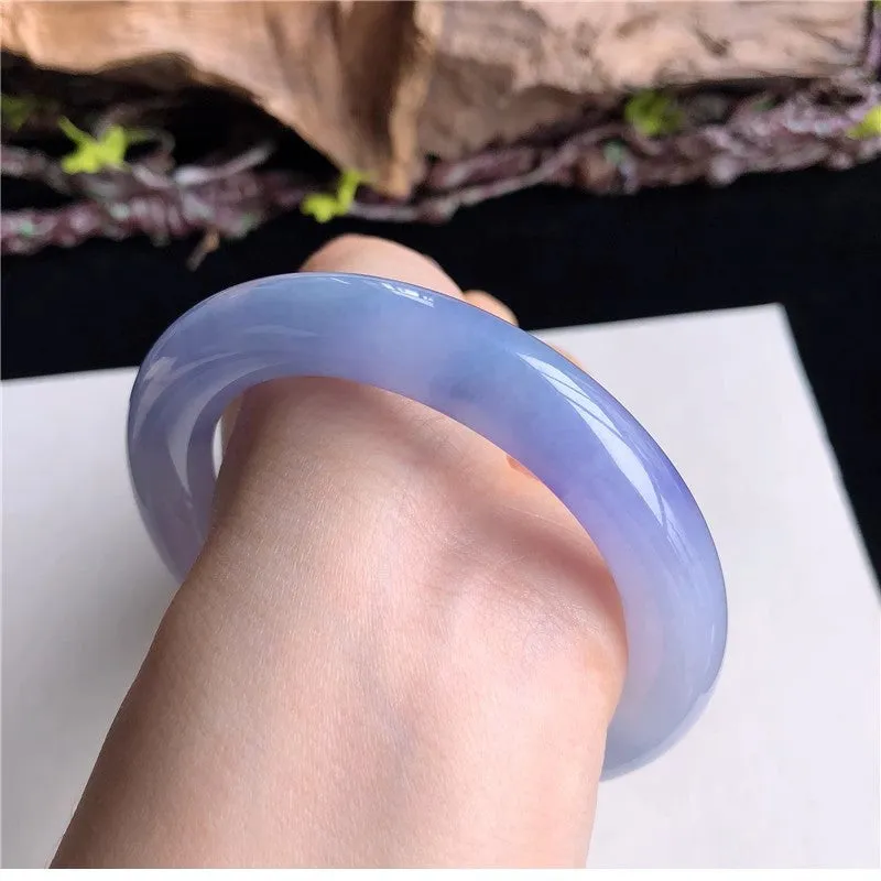 Natural Jade Bangle Jadeite Bangle Internal Diameter 58mm 5P81113-2