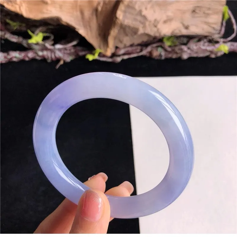 Natural Jade Bangle Jadeite Bangle Internal Diameter 58mm 5P81113-2