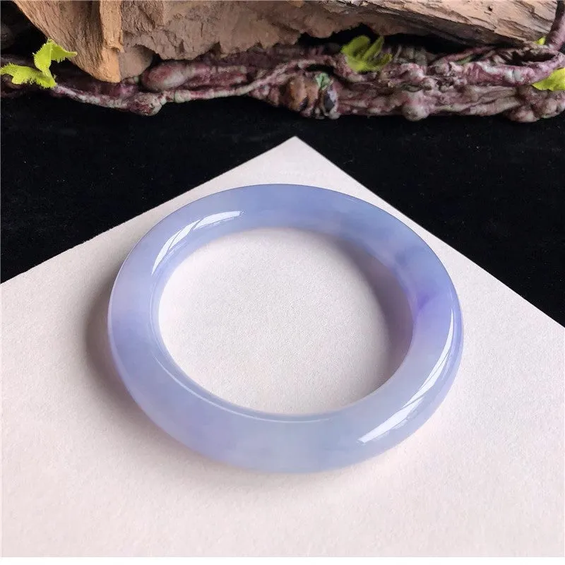 Natural Jade Bangle Jadeite Bangle Internal Diameter 58mm 5P81113-2