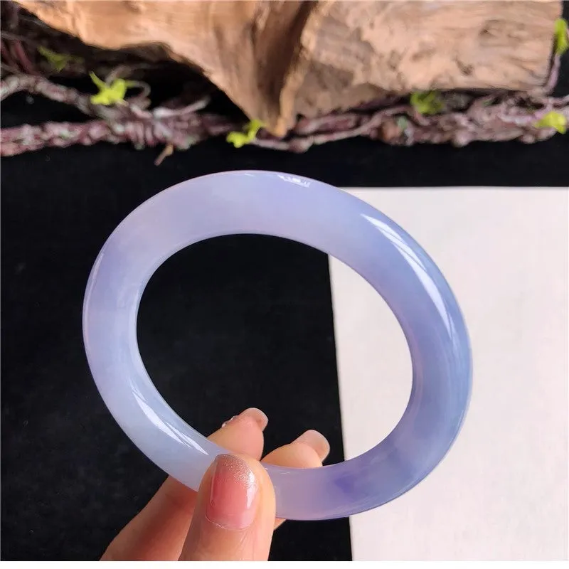 Natural Jade Bangle Jadeite Bangle Internal Diameter 58mm 5P81113-2