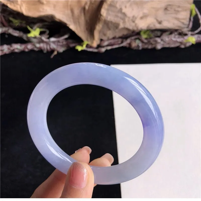 Natural Jade Bangle Jadeite Bangle Internal Diameter 58mm 5P81113-2