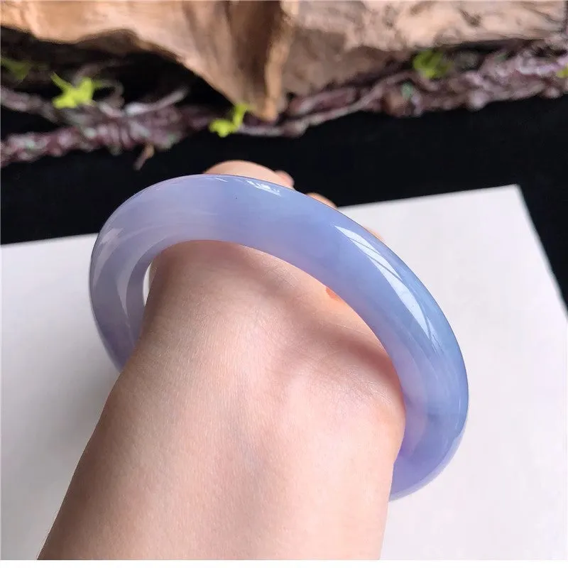 Natural Jade Bangle Jadeite Bangle Internal Diameter 58mm 5P81113-2