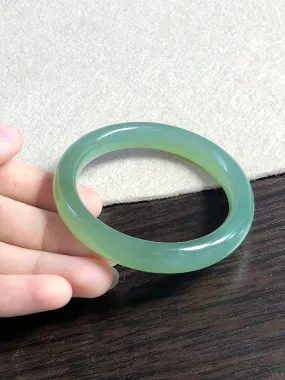 Natural Jade Bangle Nephrite Bangle Internal Diameter 54.1mm NBE020