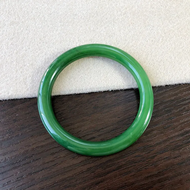 Natural Jade Bangle Nephrite Bangle Internal Diameter 54.2mm NBE008