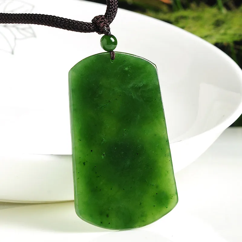 Natural Jade Pendant Nephrite Dragon Pendant PT155