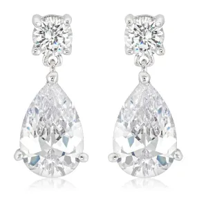 Nola Pear Drop Earrings | 4ct