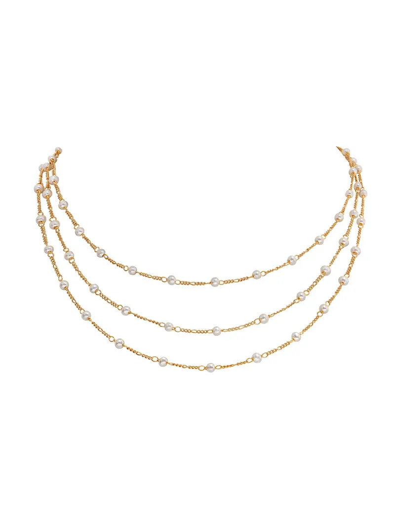 Pearl Triple Choker