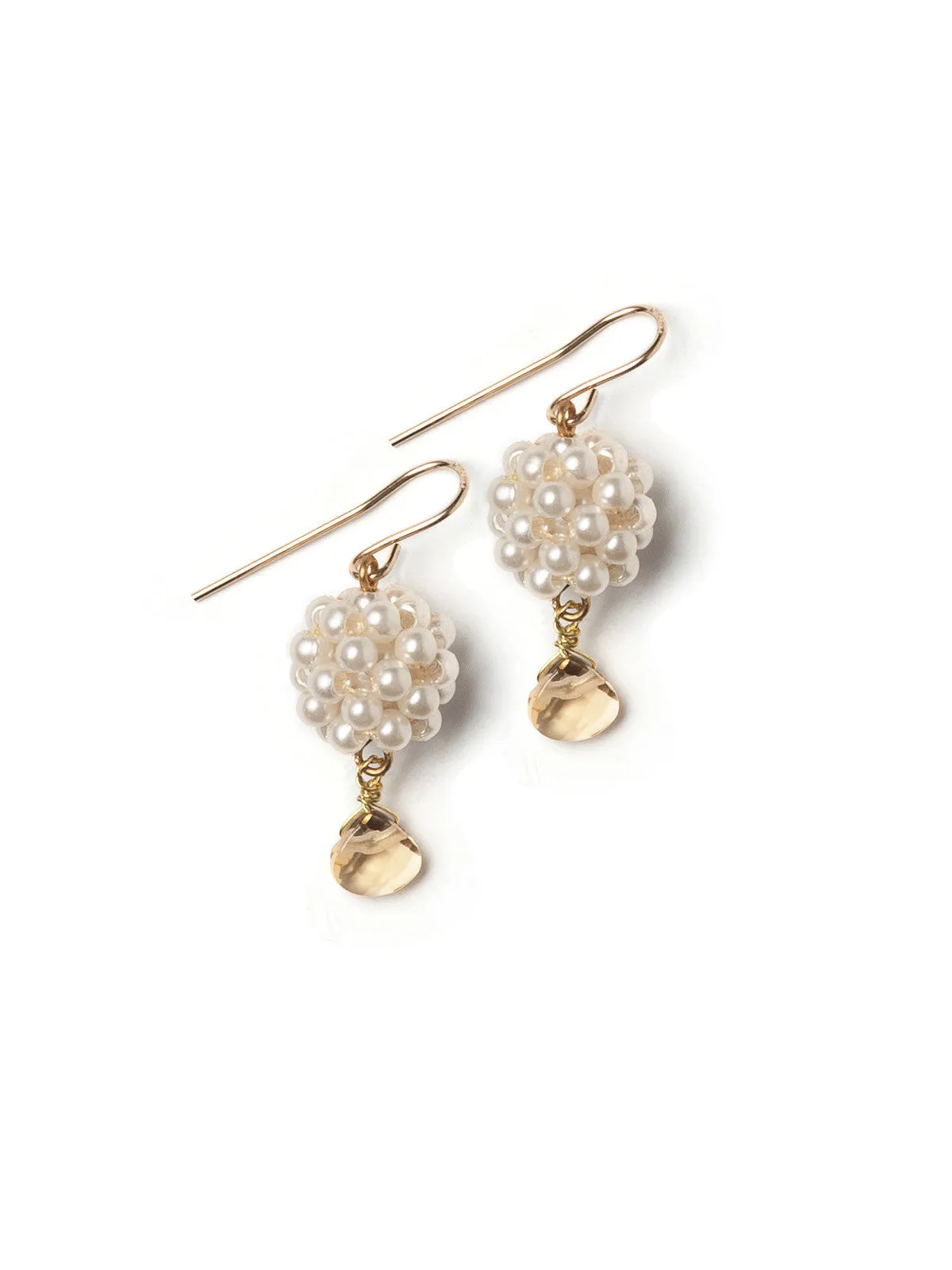 Pearly Cluster Earrings