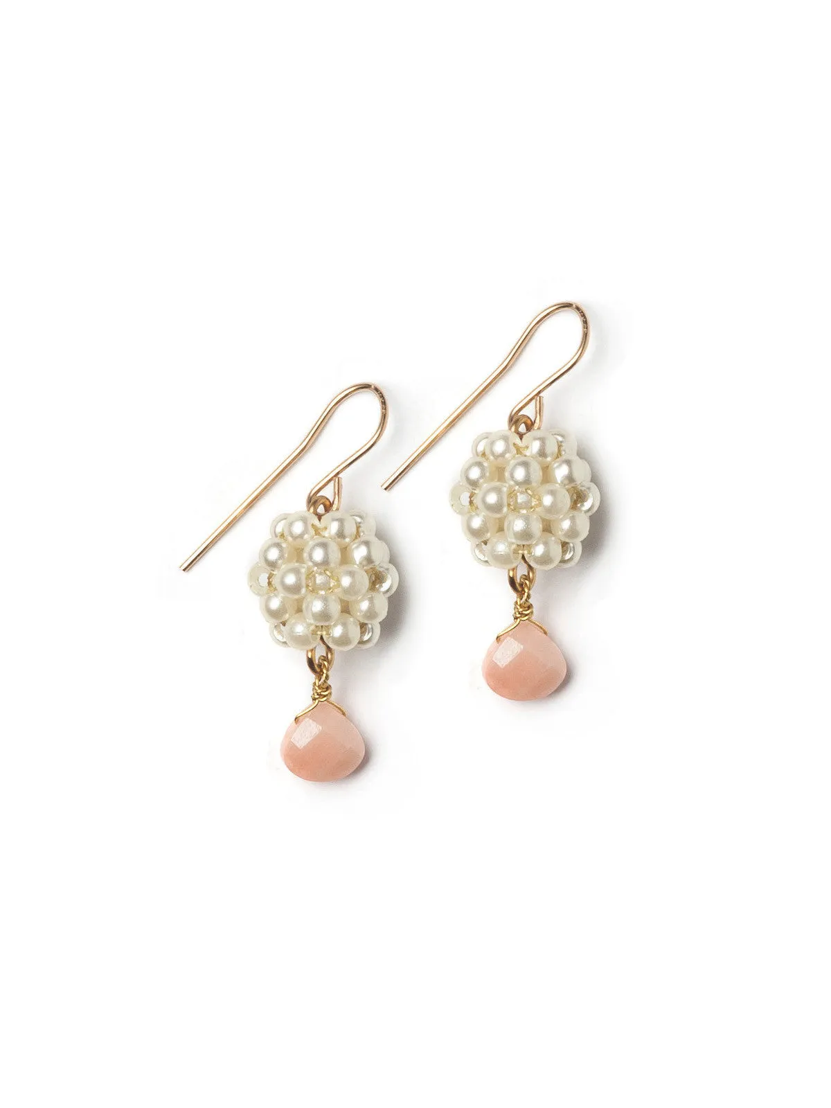 Pearly Cluster Earrings