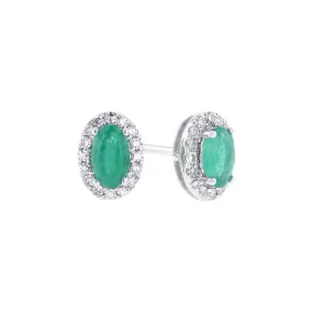 Popsicle Emerald & Diamond Earrings