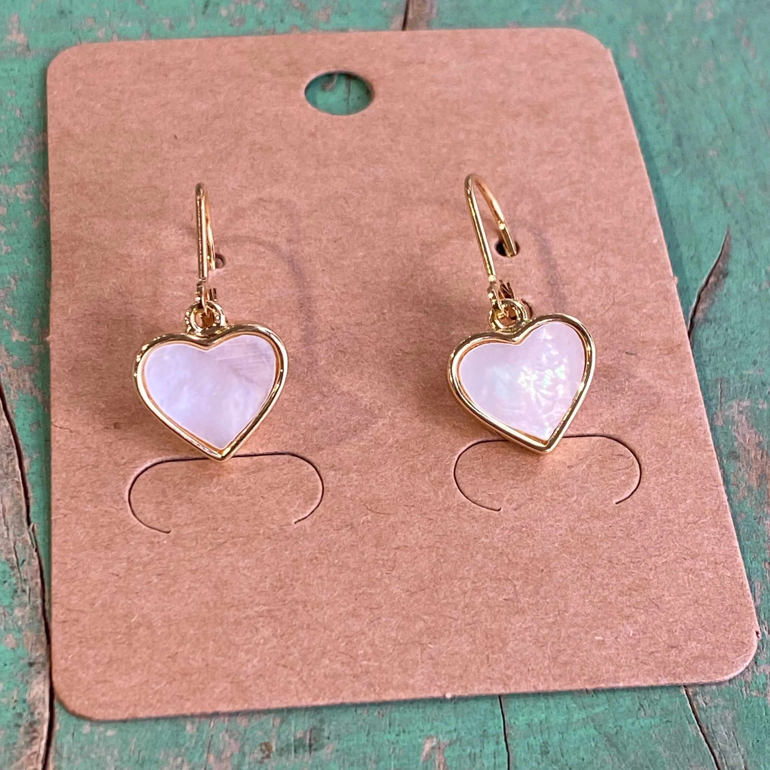 Pure Pearl Heart Necklace and Earrings