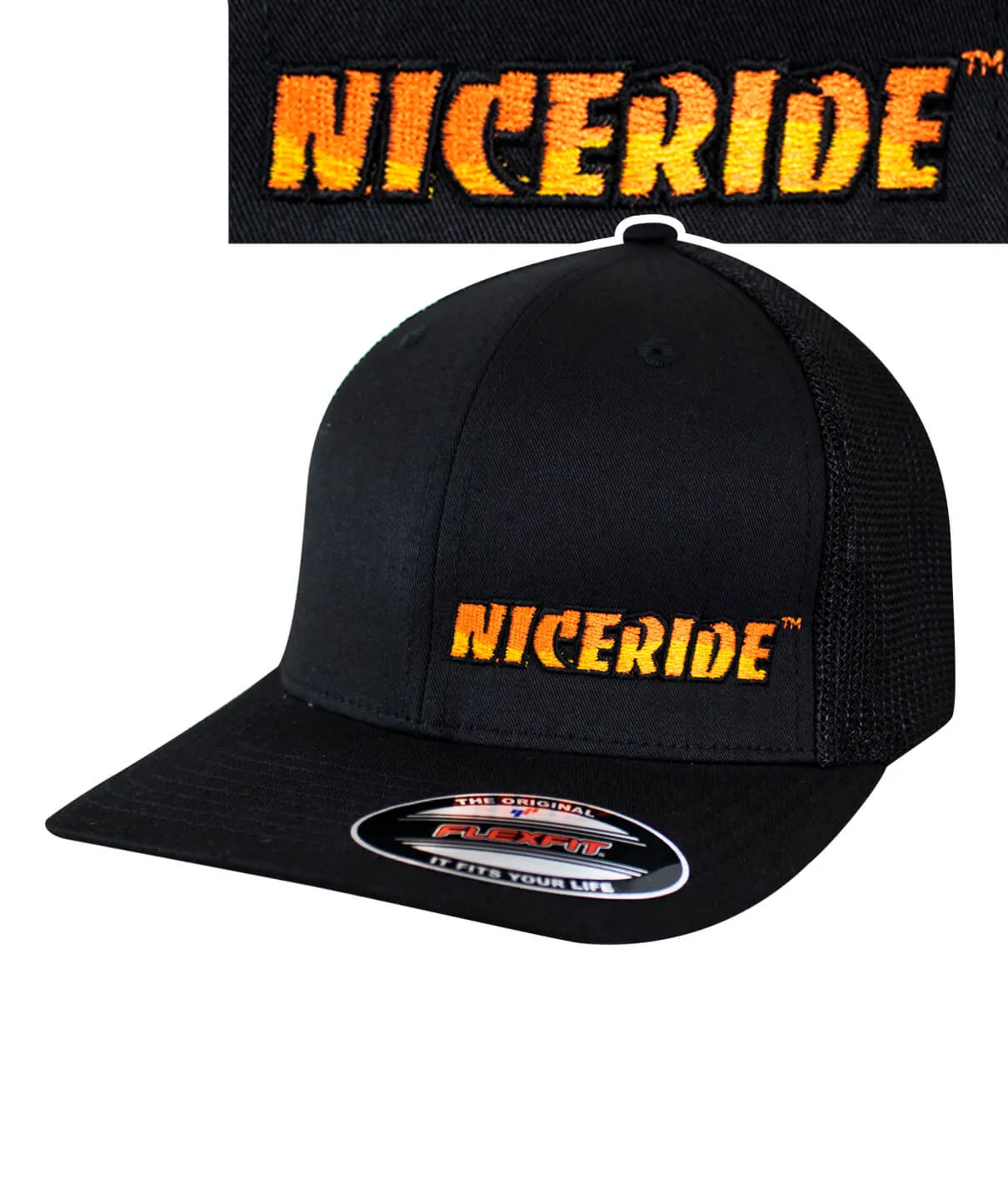 "Classic NICERIDE" Meshback Flexfit Hat