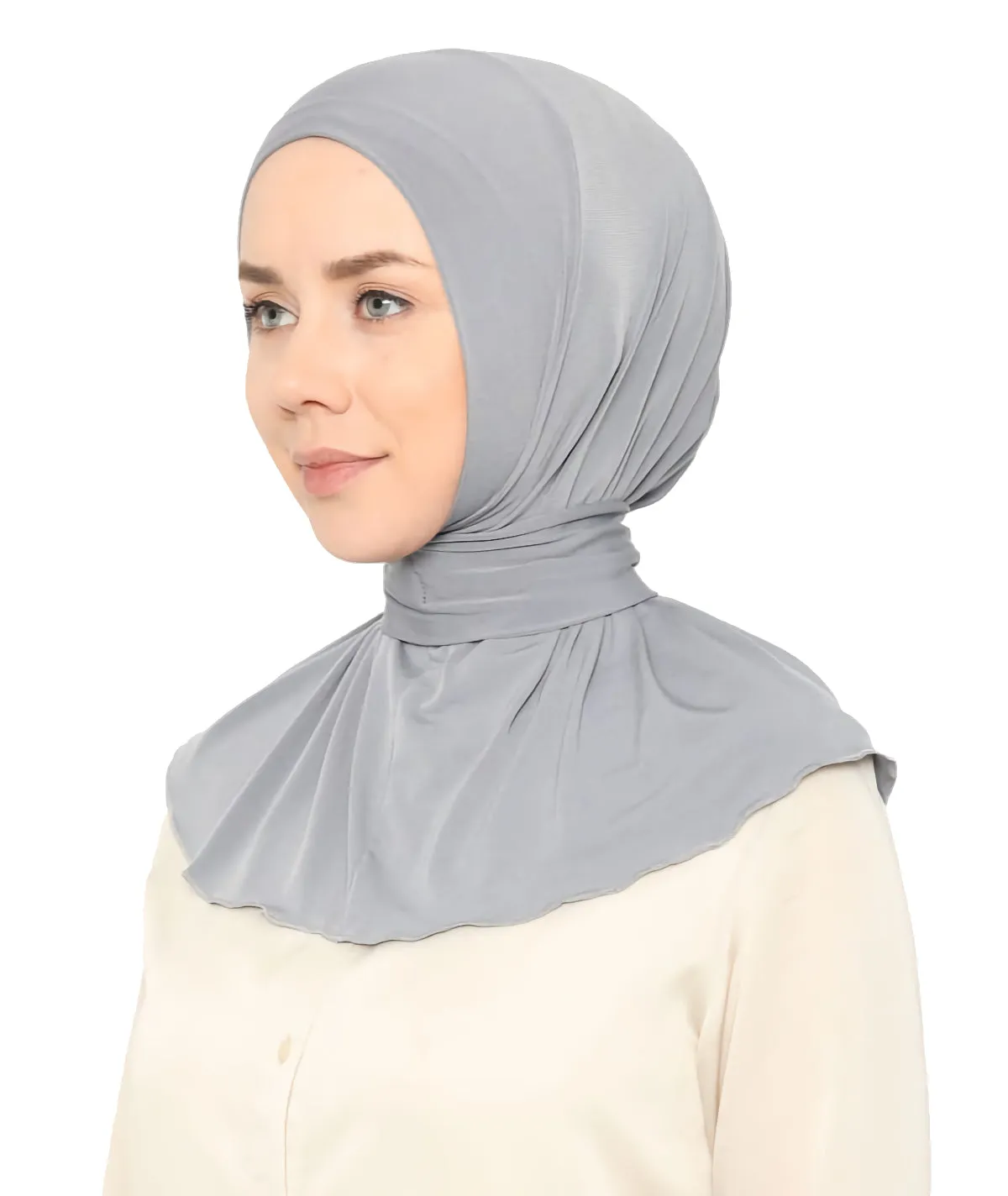 Ready To Go Instant Hijab for Ladies Girls Women With Tie Back Buttons Premium Quality Jersey Scarf