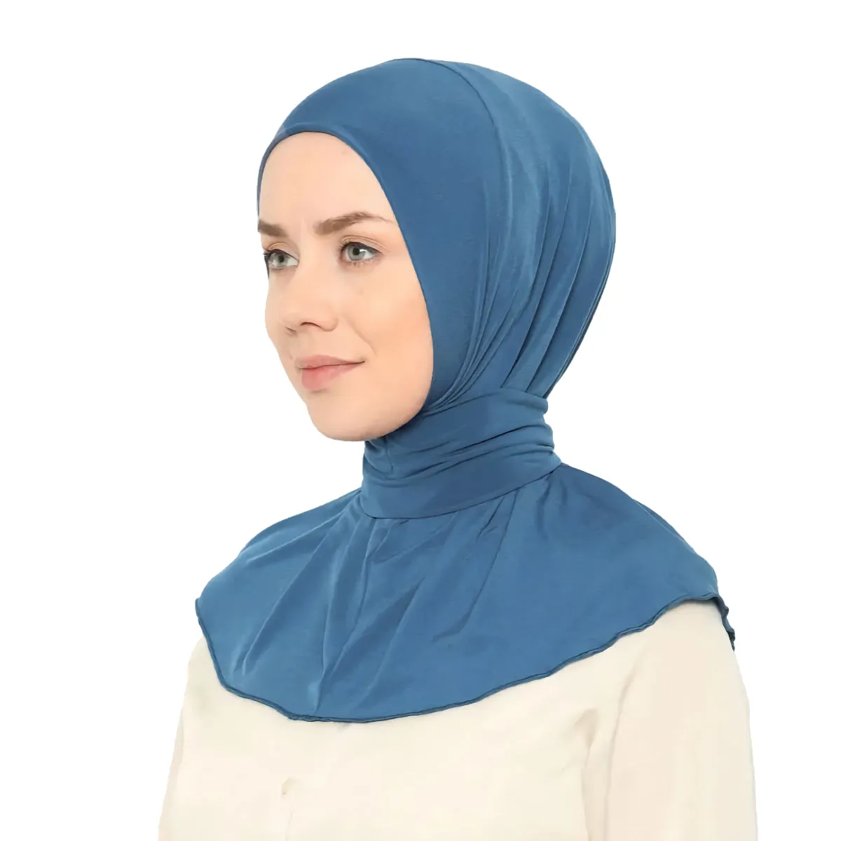 Ready To Go Instant Hijab for Ladies Girls Women With Tie Back Buttons Premium Quality Jersey Scarf