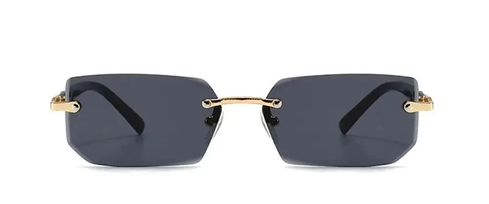 RETRO RIMLESS SUNGLASSES