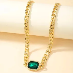 Rich Emerald Cuban Choker Necklace