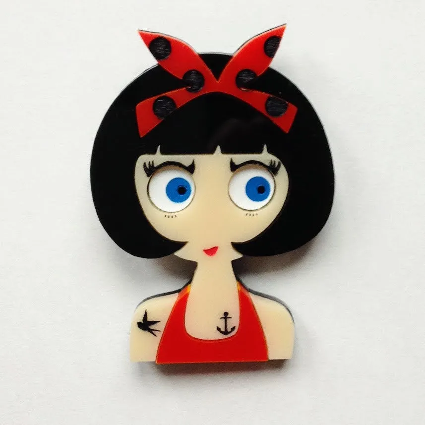 RITA Acrylic brooch