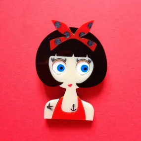 RITA Acrylic brooch