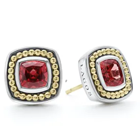 Rittenhouse Rhodolite Garnet Stud Earrings