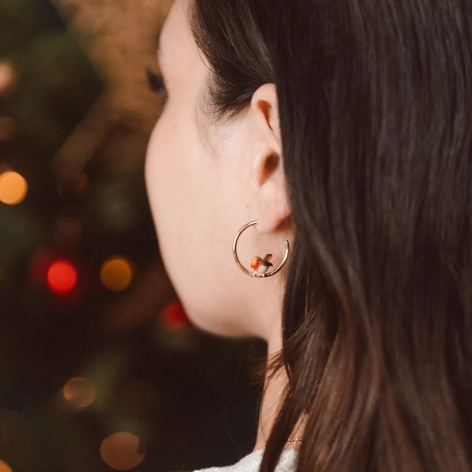 Robin Hoop Earrings