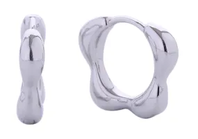 SJE310788 14K Bloom Huggie Hoop Earrings