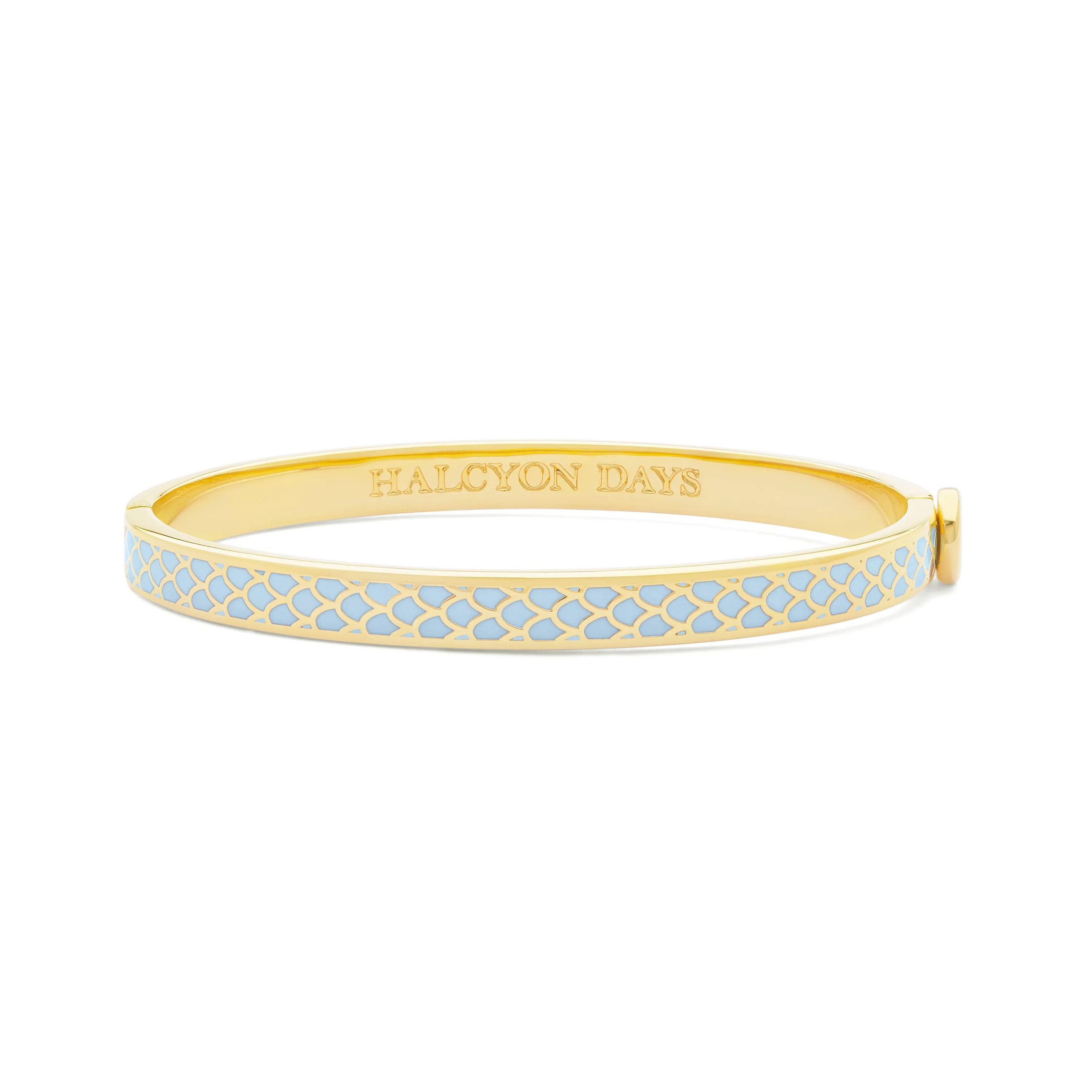 Skinny Salamander Forget-me-Not & Gold Bangle