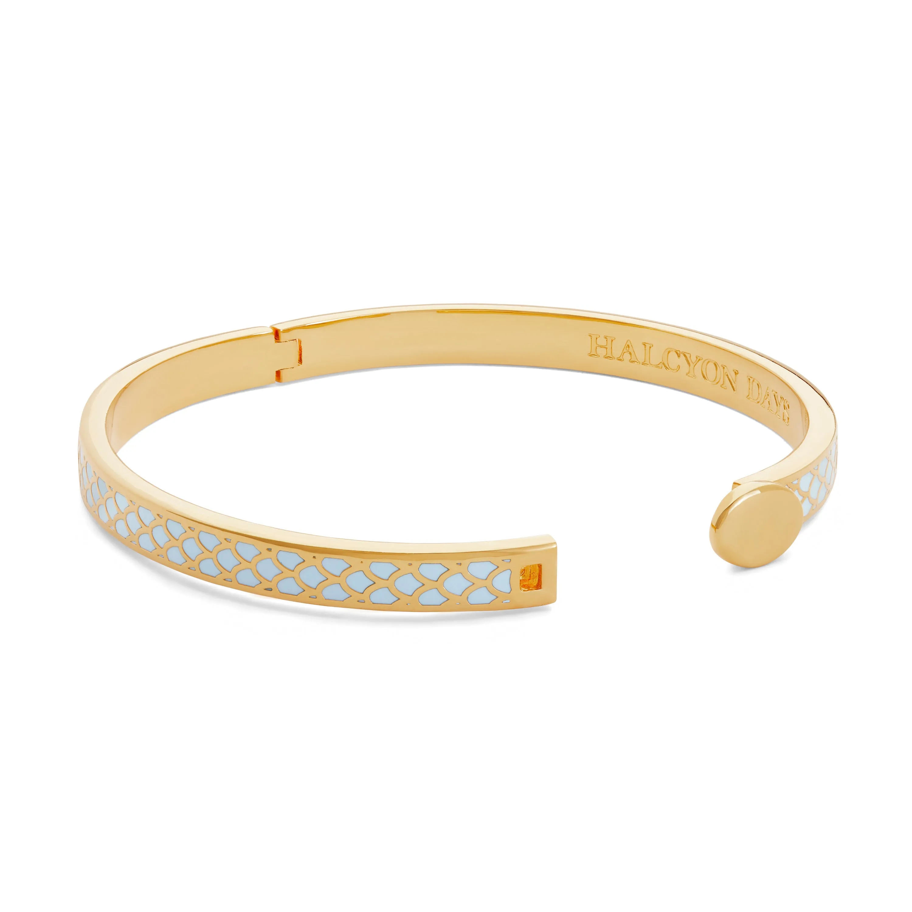 Skinny Salamander Forget-me-Not & Gold Bangle