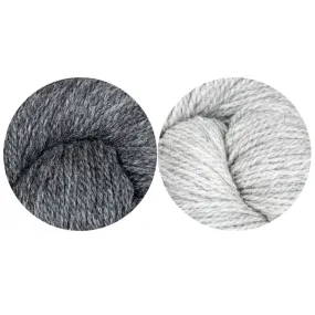 Skylar Big Scarf Kit (Graphite Heather/Gray Heather)