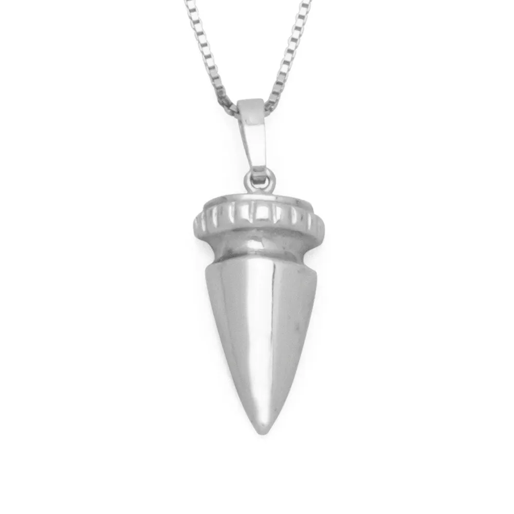 Small Sterling Silver Precept Plumbline Pendant