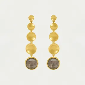 Sol Statement Gemstone Drop Earrings