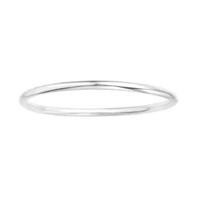 Sterling Silver 67X4mm Polished Golf Bangle