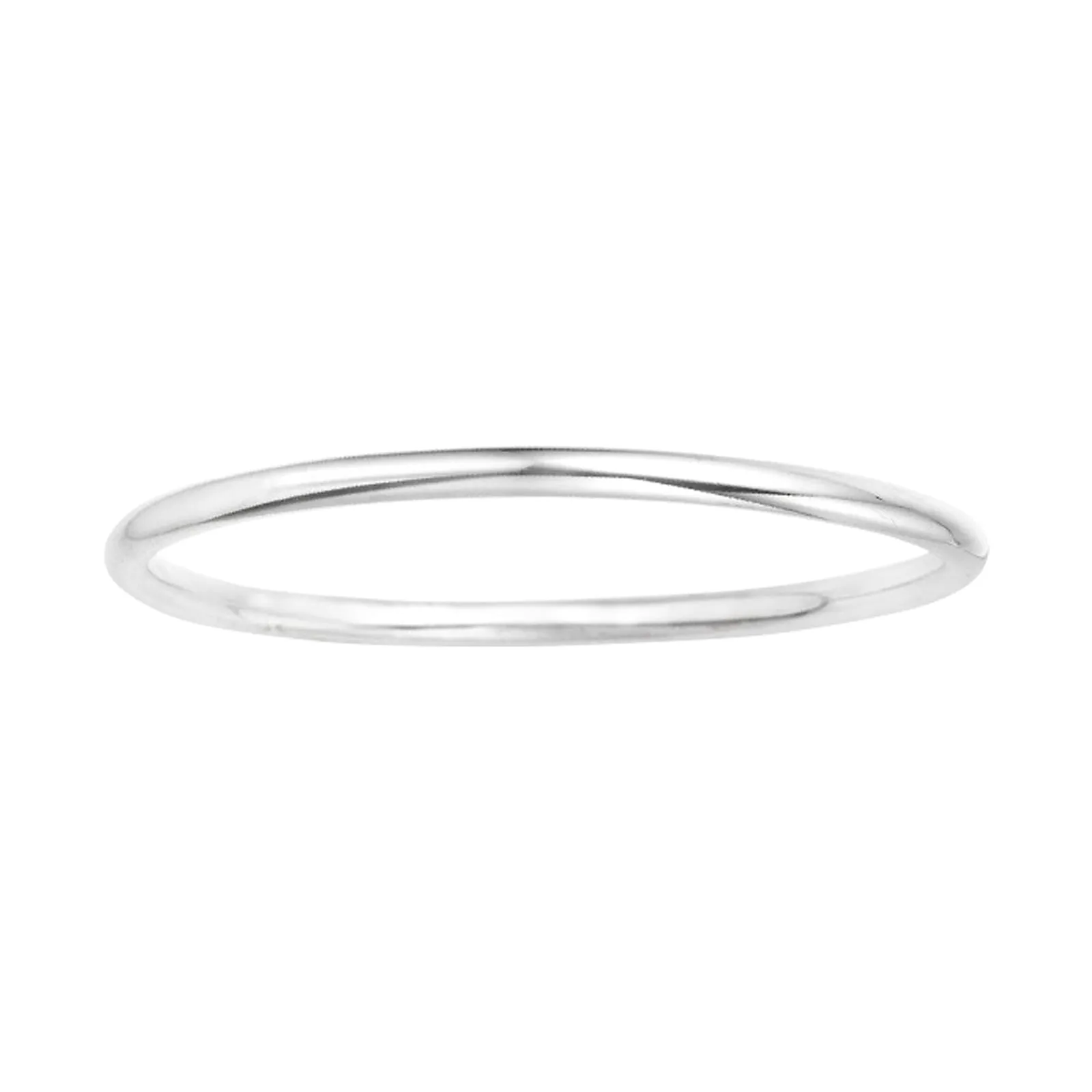 Sterling Silver 67X4mm Polished Golf Bangle