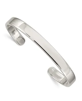 Sterling Silver 7mm Cuff Bracelet