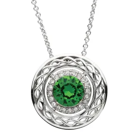 Swarovski Celtic Emerald Necklace