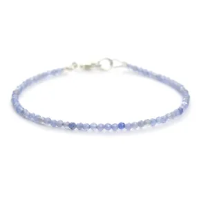 Tanzanite Bracelet with Sterling Silver Trigger Clasp