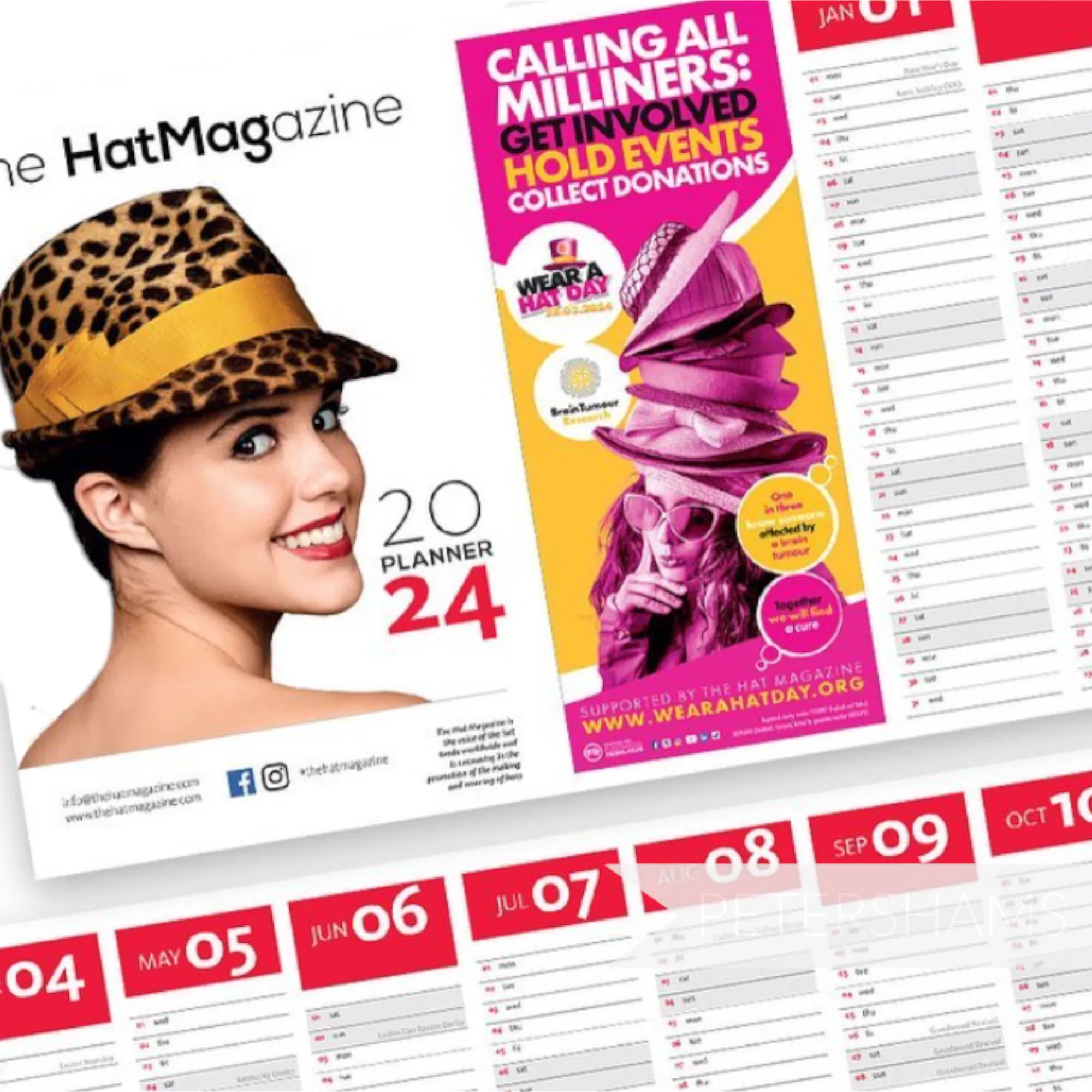 THE HAT Magazine November 2023 Issue #99 with Wall Planner