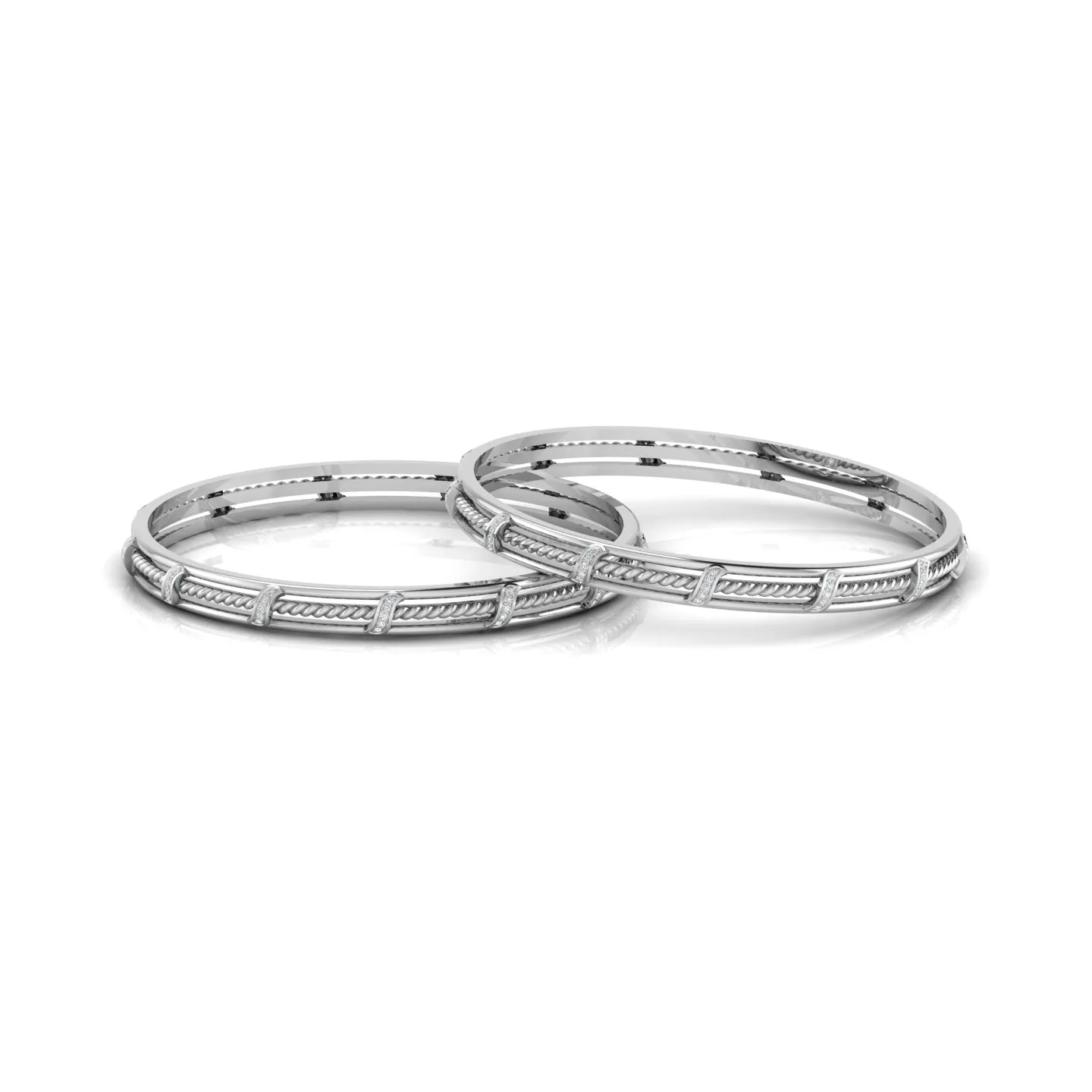 Traditional Design Silver Bangle