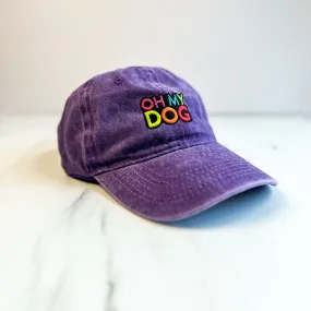 Unisex Embroidered OHMYDOG Cap | Purple