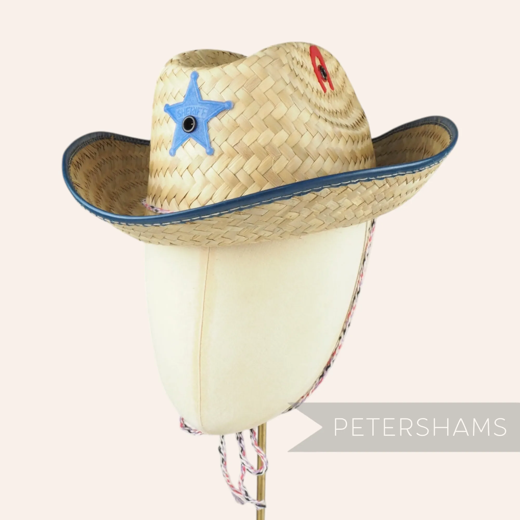 Vintage 1950's/60's Child Size Cowboy Hat - Sheriff