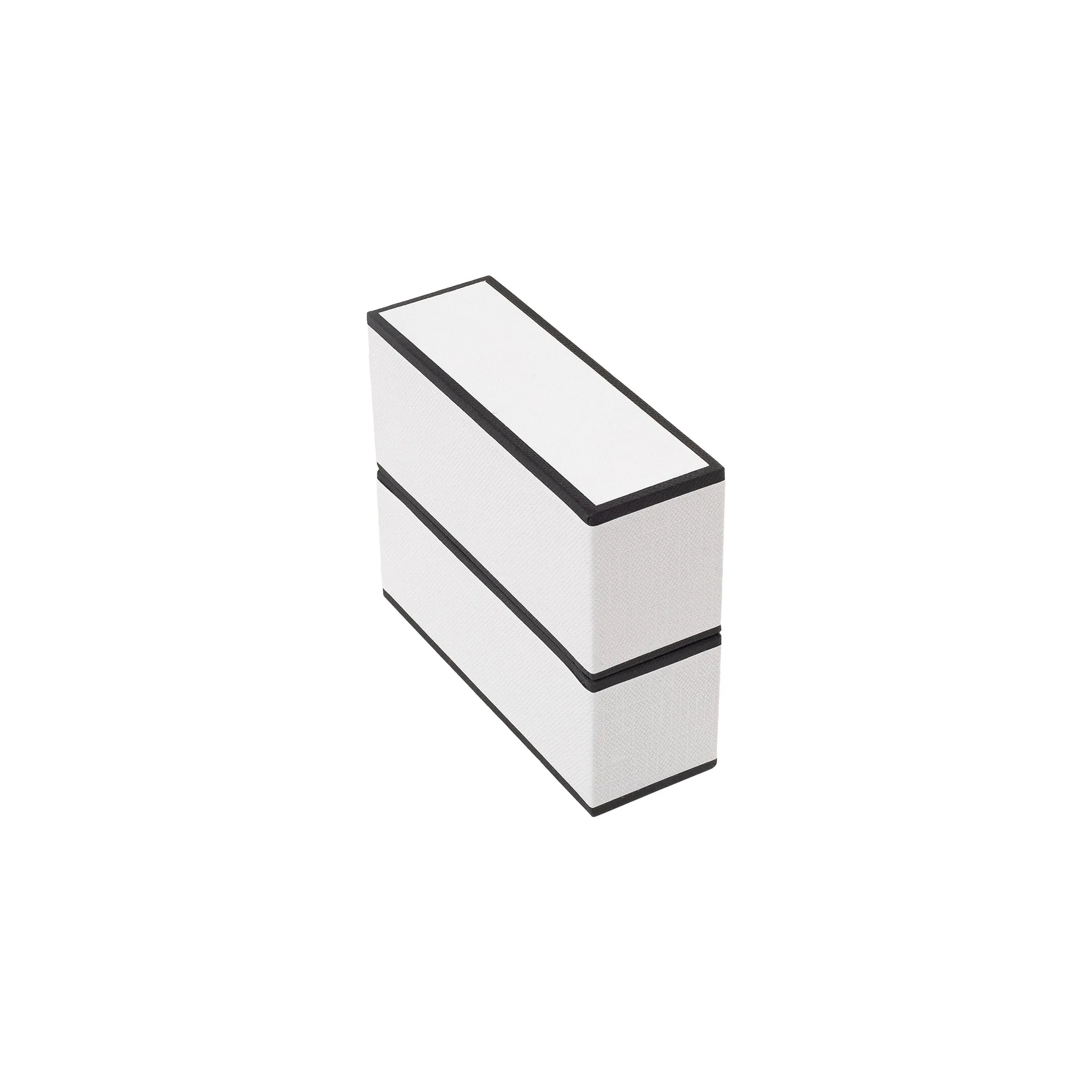 White and Black Slim Bangle  Box