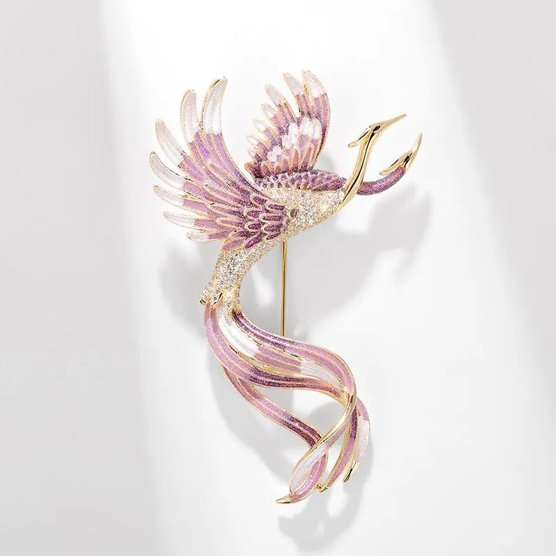 Women's Flying Two Headed Phoenix Brooch